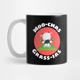 Moo-chas Grass-ias | Cow Pun Mug